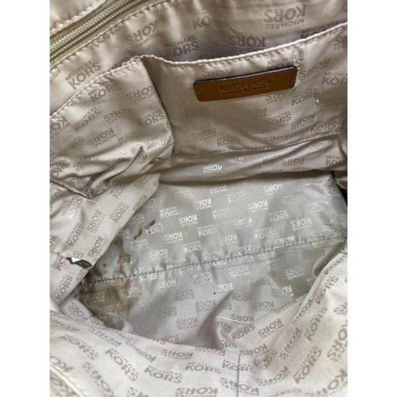 MICHAEL KORS Orange Saffiano Leather Jet Set Tote - Picture 9 of 9